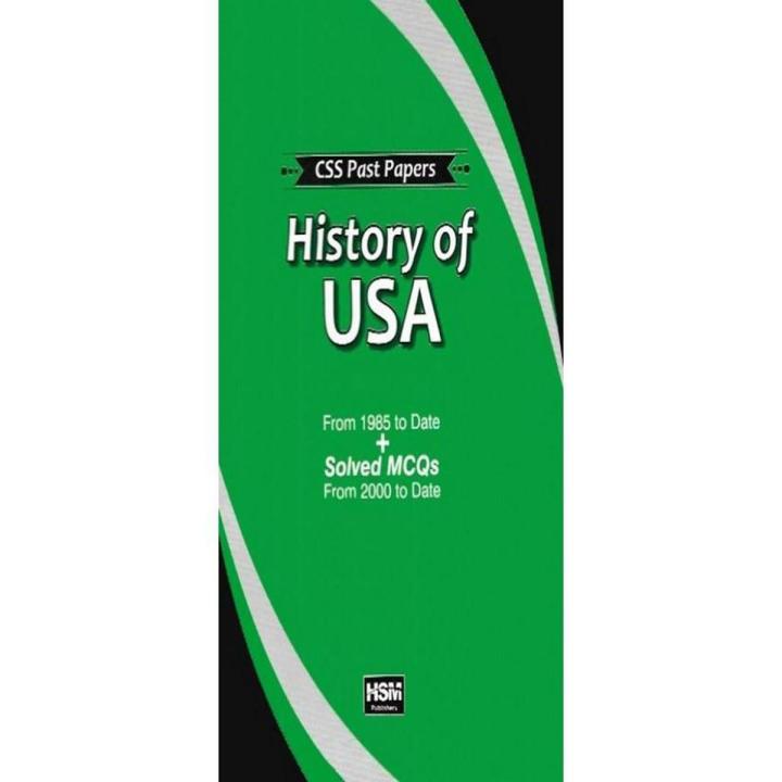 CSS Past Papers History of USA