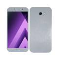 Samsung Galaxy A7 2017  Silver Brushed Metal Texture Mobile Skin. 