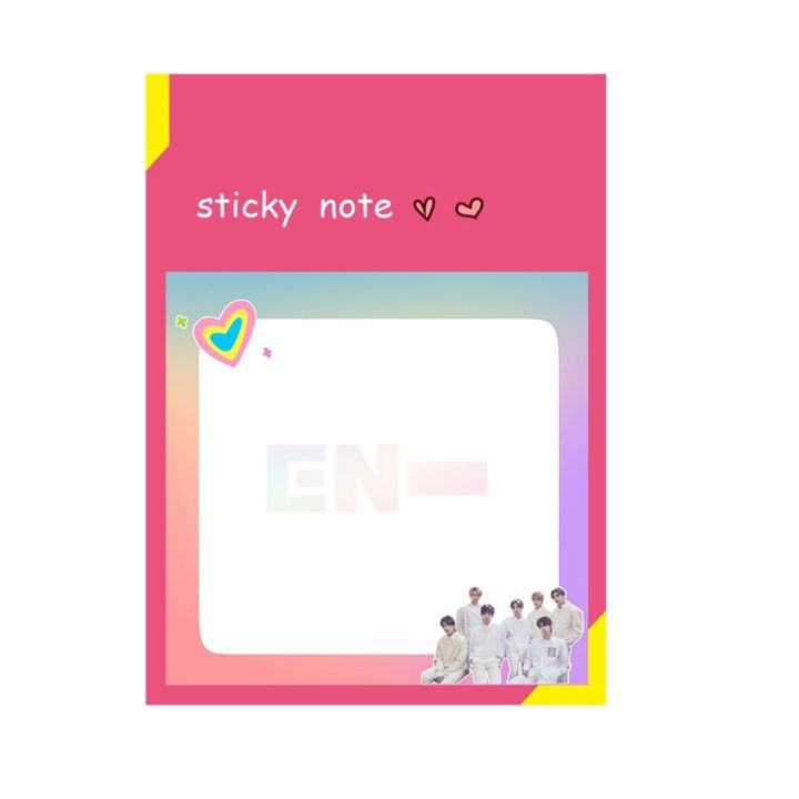 Kpop%20BTS%20BLACKPINK%20NCT%20TXT%20Straykids%20Enhypen%20Stationery%20Sticky%20Notes%20-%20Image%206