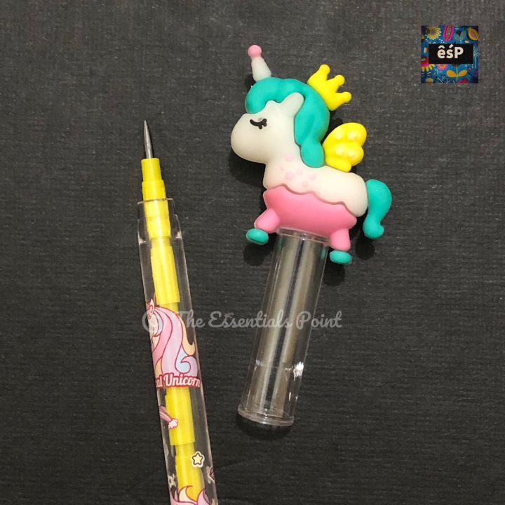 Unicorn%20(set%20of%204)%20-%20Fancy%20Lead%20Bullet%20Push%20(sika)%20Pencil%20For%20Kids%20(Girls%20and%20Boys)%20-%20Image%205