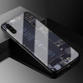 For Samsung Galaxy A70 Back Cover Version Theme Case Tempered Glass Protection shockproof Cover for Samsung A70 case Transparent Circuit Board Design Full Coverage Phone cases. 