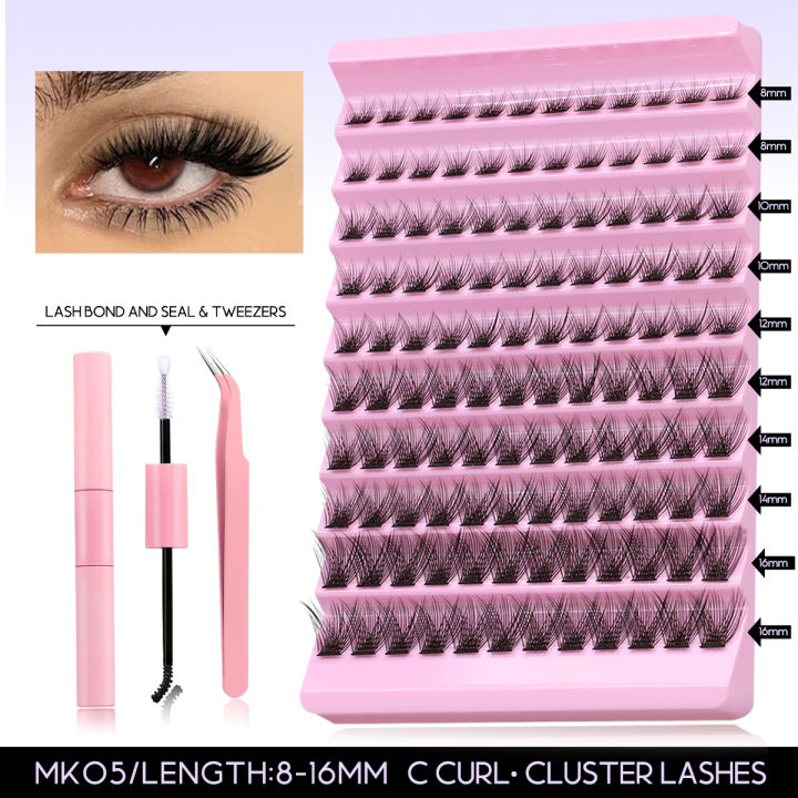 DIY%20Eyelash%20Extension%20Kit,%20Lash%20Cluster%20Kit%20With%20Waterproof%20Strong%20Hold%20Eyelash%20Bond,%20Eyelash%20Remover%20and%20Tweezer%20(200%20clusters)%20-%20Image%204