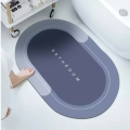Non-slip Bathroom Mat Non-slip Toilet Super Absorbent Bathtub Mat Bathroom Entry Door Mat Diatomite Protective Foot Mat. 