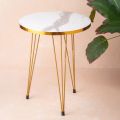 1 Pcs Round Coffee Table HIGH Gloss Nesting End Tables - Round Wood Stacking Coffee Side Accent Tables with Metal Legs for Living Room, Home Office, Nightstands for Bedroom, Sturdy - 3 Piece Modern Nesting Table Living Room Sure Shop. 