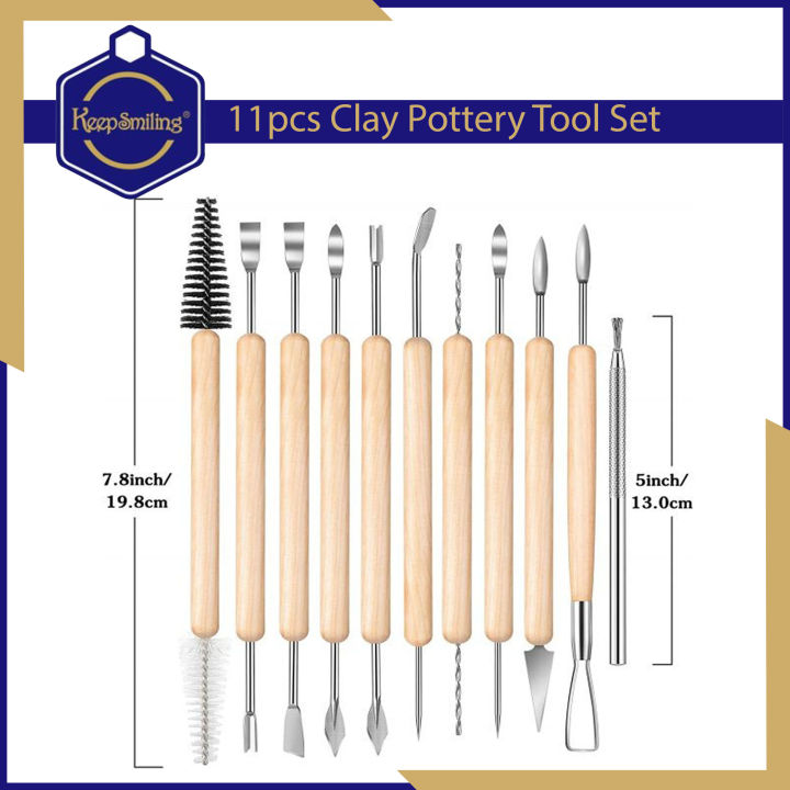 Keep%20Smiling%2011pcs%20Clay%20Tool%20Set%20for%20Modelling%20&%20Sculpting%20Pottery%20Clay%20Sculpture%20Carving%20Tool%20Set%20for%20clay%20polymer%20ceramics%20-%20Image%203