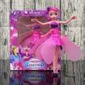 Flying Fairy Dolls for Girls Flying Doll Girls Gift Flying Toys for Kids Magic Baby Doll Rechargeable Flying Fairy Princess Frozen Barbie Doll With Led Light Infrared Induction Control Rc Helicopter Flying Robot Toys For Girls And Boys Cute Birthday Gift. 