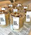 Iced Coffee Latte Candle – Cozy Coffeehouse Ambiance | Scented Soy Wax for Home Décor & Relaxation |Galaxy Bazaar. 