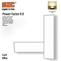 SIC LED SMD Panel Light 1x4 – 48W | 110LM/W High Brightness | Energy Efficient | Cool Daylight Netural White Warm White | Powr Factor 0.9. 
