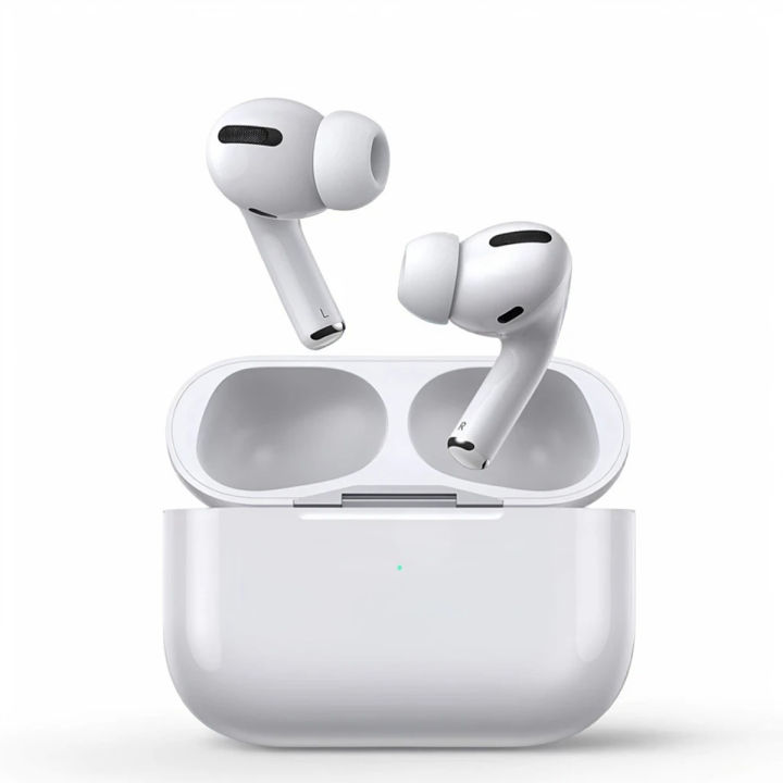 AirPods Pro Wireless Earbuds Air Pro 3rd Gen with woofer Bluetooth 5.0, Super Sound Base & High Quality Touch Sensors True Stereo Bluetooth Earbuds Dual Earphones  Charging Case Sport Headset Compatible with All Bluetooth Devices.