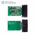 Kingbolen ELM327 Bluetooth V1.5 PIC18f25k80 Chip Diagnostic Scanner J1850 Protocol elm 327 OBD2 for OBDII vehicle android Torque. 