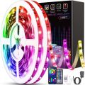 RGB Led Lights for Bedroom, 15 Feet Led Strip Lights RGB LED Strip Color changing Flexible Rope Lights with Remote Control Best Quality RGB Led Strip Light for Home Decoration Complete kit with 12V Adapter. 
