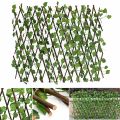 Plant Fence Artificial Garden Plant Fence Garden UV Protected Privacy Screen Used For Decoration Height:1.2 Feet Extended Widtht:4 Feet. 