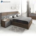 King sized bed with side tables and dressing table made in patex board, New Arrival 2024.. 
