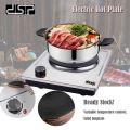 Cooktop Portable Electric Cast-Iron Single Burner, Hot Plate Stainless Steel. 