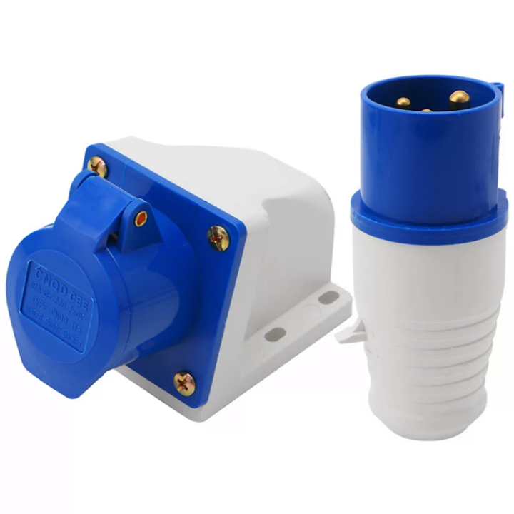 32A%20Amp%203%20Pin%20Industrial%20Socket%20220-250V%20Weatherproof%20IP44%202P+E%203Phase%2032A%20-%20Image%204