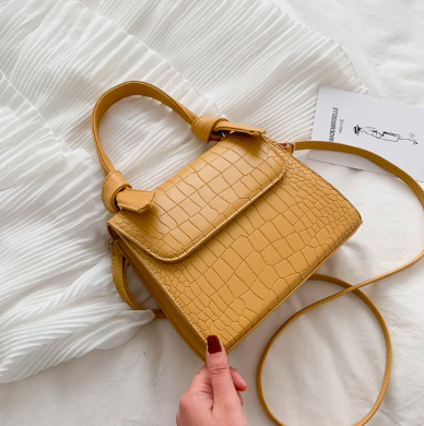 Safalpk Women / Girls Shoulder Mustard Bag Style Handbag