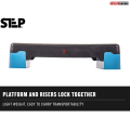 Aerobic Stepper, aerobic step up , Fitness Adjustable Cardio Step Exercise, aerobic step board. 