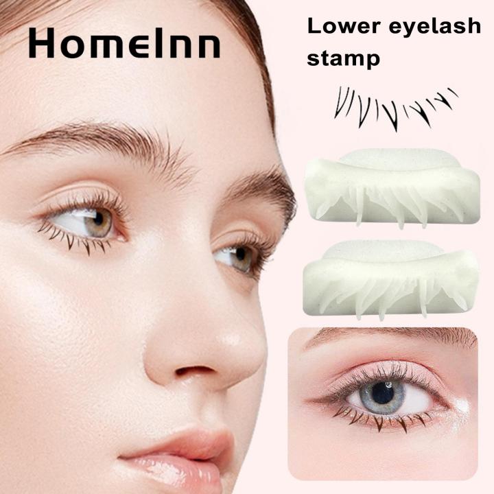False Eyelashes Stamp Easy-to-use Lower Lashes Extension Stamp for Stunning Eye Makeup Perfect for Beginners Reusable Natural Look Ideal for Southeast Asian Buyers Women Eyelashes Stamp