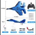 Remote Control Medium RC Foam Plane Foam Fighter, RC Airplane 2.4GHZ Toy, Remote Control Plane with LED Night Medium Size Zy530pro. 