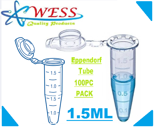 Eppendorf Tubes 0.5mL – Microcentrifuge Tubes for Laboratory Use pack ...