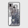 Samsung Galaxy A20 Cover - SkinLee HQ Infinity Glass Case (Soft) - Commando Arnold - SKINLEE-645-1-573-292. 