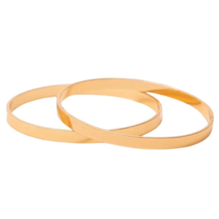 Elegant%20Golden%20Color%20Round%20Bangles%7C%20Steel%20Plated%20non-openable%20Bracelets%20%7C%20Gold%20Bangle%20Bracelet%20Kara%20for%20Women%20Girls%20Fashion%20Jewelry%20-%20Image%202