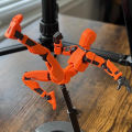 Titan Robot Action Figure 3D Printed With Full Articulation For Stop Motion Animation 13 Action Figure Dummy. 