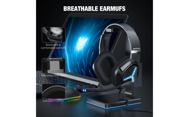ONIKUMA%20X9%20Professional%20Wired%20Gaming%20Headset%20with%20Stereo%20Surround%20Sound%20and%2050mm%20Drivers,%20Gaming%20Headset%20with%20Noise%20Canceling%20Mic%20and%20Sound%20Isolating%20Ear%20Cushions,%20Wired%20(3.5mm%20X2%20+%20USB)%20for%20PC,%20Mac,%20PS4,%20PS5,%20Xbox%20One,%20Switch%20and%20mobile%20phones%20with%203.5mm%20-%20Image%2010