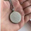 Ayat-ul-kursi necklace | Ayat-ul-kursi Pendant | Ayat-ul-kursi  for Men and Women  Calligraphy Qurani Verse Locket | islamic jewellery | Perfect Gift for Friends. 