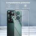 OPPO Reno 11F Cover Silicon Clear Transparent Shock-Proof Protective Case. 