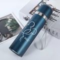 800ml Stainless Steel Water Bottle – Double Wall Insulated Vacuum Flask Sports Bottle, Leakproof & Reusable | Hot & Cold Drink Bottle for Gym, Travel, Office, School & Outdoor Use. 
