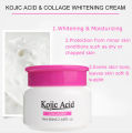 GUANJING Kojic Acid Collagen Face Body Glowing Cream 80ml- GJ7003. 
