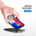 ROCK QI 5000mAh Ultra Slim External Backup Battery Charger Case for iPhone X, Wireless Power Bank Case for iPhoneX. 