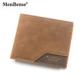 New Bronzed Printed Hinge Men's Wallet Short Frosted Multi Slot Large Capacity Money Clip Card Package Coin Purse Card Pack. 