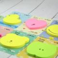 Multi Colour sticky notes with multi animal shapes, fancy stationary. 