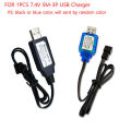 anggood 6.4V/7.4V 600mA S S-3 plug Charger with charge lamp For lane Car oy remote control i i C attery charger. 