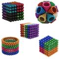 5mm Children Kids Iron Ball Magnetic Cube Development Toy- Multicolors. 