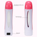 3 in 1 depilatory wax heater machine with roll on wax refill and waxing strips for body and face hair removal, 3 in 1 wax machine for women and man, waxing machine with hot wax and depilatory wax paper, depilatory roll on wax heater. 