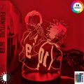 Anime Haikyuu Acrylic Led Night Light Shoyo Hinata Figure for Kids Bedroom Decor Nightlight Manga Cool Gift Child 3D Table Lamp. 