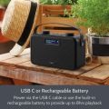 ibox Airtime Portable FM + DAB Radio DAB Plus Radio with Bluetooth. 