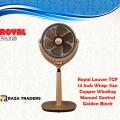 Royal Fans Standing/Pedestal TCP Louver Fan - Copper Winding - 14 Inch. 