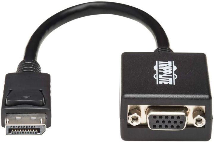 Tripp%20Lite%20DisplayPort%20to%20VGA%20Active%20Adapter%20Video%20Converter%20%20DP%20ver%201.2%20(M/F),%206%E2%80%9D%20P134-06N-VGA%20Black%20-%20Image%204
