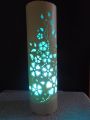Side Table Pipe Lamp With Built In LED Light Bedroom Side Table Lamps | Laser Cut Cnc Art | Study Table And Night Light. 