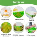 Silicone Honeycomb Ice Cube Tray with Lid – 37 Cavity Flexible BPA-Free Ice Mold – Reusable Ice Cube Maker for Freezer, Chocolate, Baby Food, Cocktails & More – Multicolor – Easy Release. 