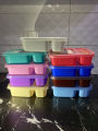 Student Lunch Box Large 1000ml and 700ml student lunch tiffin food container 9 Differnit Colours. 