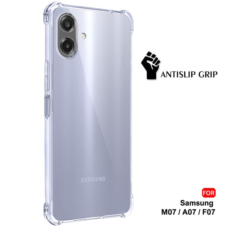 Samsung%20Galaxy%20A07%20Back%20Cover%20Transparent%20TPU%20Corner%20Bumper%20Protection%20Soft%20Silicone%20Case%20-%20Image%203