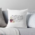 Caring Quotes Printed  Customized Cushion Personalized Pillow in Silk. 