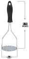 Rubber handle potatoes masher, Potato masher stainless steel, Sweet potato masher, Metal potato masher. 