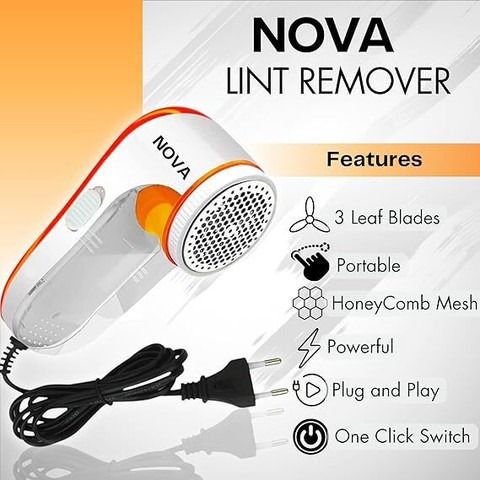 Lint Remover, Electric Fabric Shaver, Electric Lint Remover, Lint Shaver for Clothing & Furniture, Sweater Shaver & Pilling Remover, Depiller Effectively Remove Pills, Lint, Fuzz from Couch
