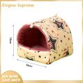 Enigma- Small Pet Nest Cozy Semi-enclosed Guinea Pig House Large Space Pet Bed for Small Pets Durable Comfortable Pet Supplies for Happy Pets Pet Bed with Stable Shape. 